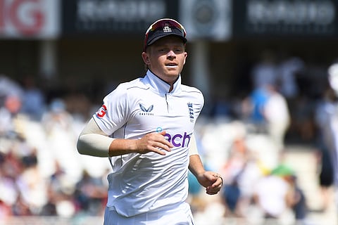 England's Ollie Pope